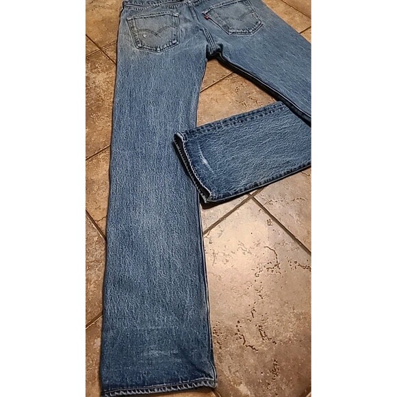 Vintage Levis 501 Red Tab trade mark only 36x36 Tall Streetwear Casual Grunge - Picture 4 of 11